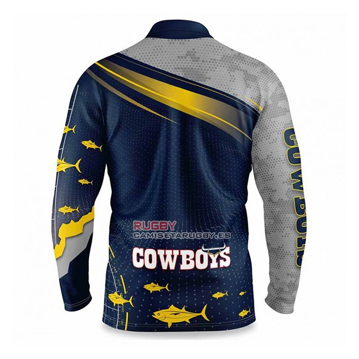 Camiseta NRL North Queensland Cowboys Rugby 2022 Fish Finder